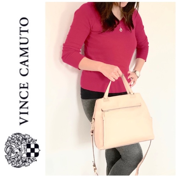 NWT Vince Camuto genuine leather Rosie satchel - Picture 2 of 6